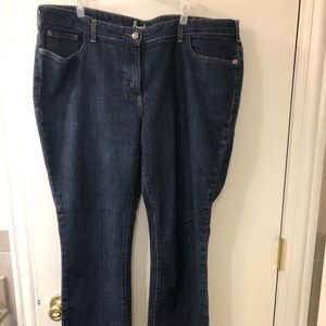 Biden dark wash boot cut jeans